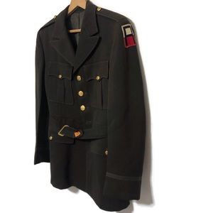 WW2 RARE Army Vintage Jacket WWII Essayons Buttons